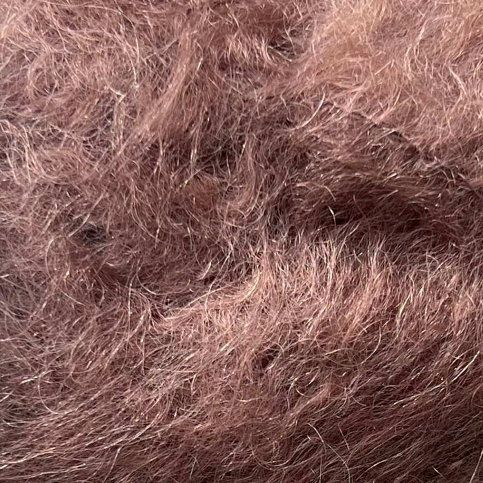 Soft, luxurious mohair yarn from African Expressions in natural hue.