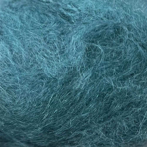 Luxurious 12Ply Mohair Yarn from African Expressions in soft teal shade.