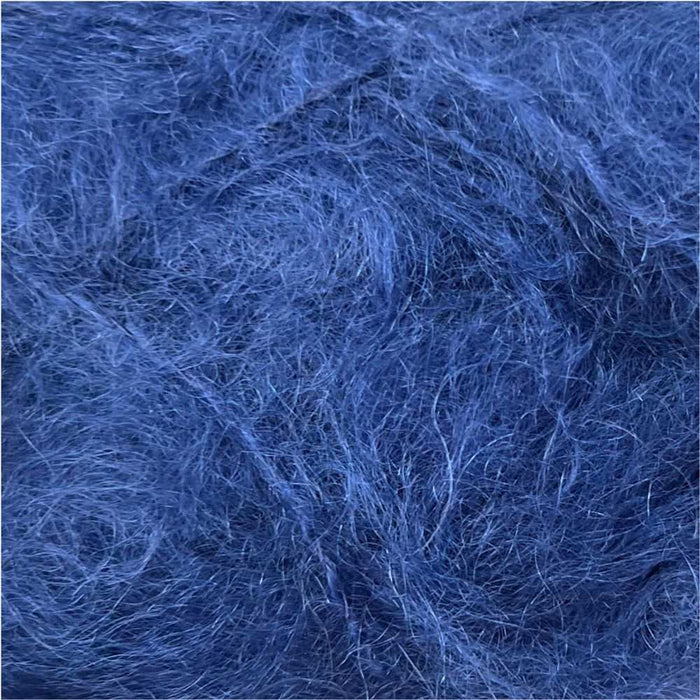 Luxurious blue 12Ply mohair yarn, soft and silky from African Expressions.