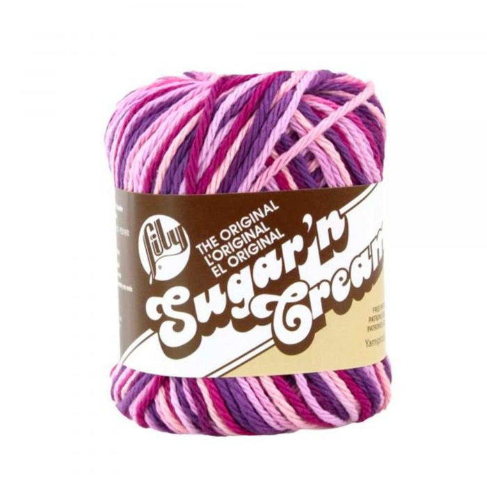 Lily Sugar & Cream Cotton Yarn (Ombre)-Yarn-Wild and Woolly Yarns