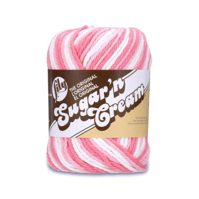 Lily Sugar & Cream Cotton Yarn (Ombre)-Yarn-Wild and Woolly Yarns