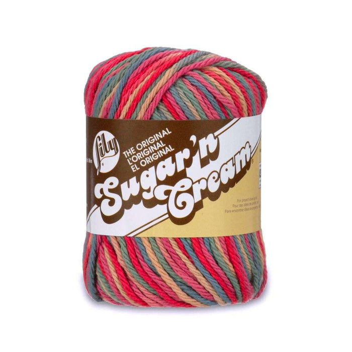 Lily Sugar & Cream Cotton Yarn (Ombre)-Yarn-Wild and Woolly Yarns