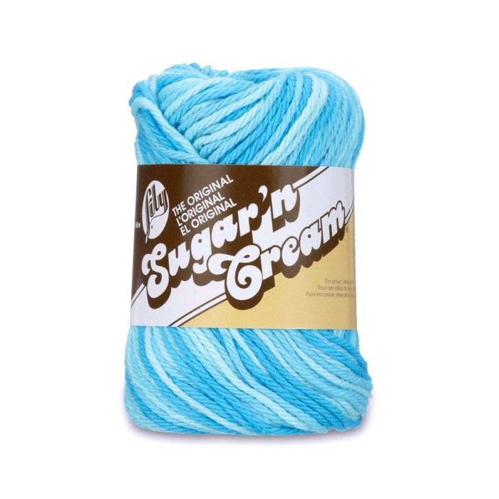 Lily Sugar & Cream Cotton Yarn (Ombre)-Yarn-Wild and Woolly Yarns