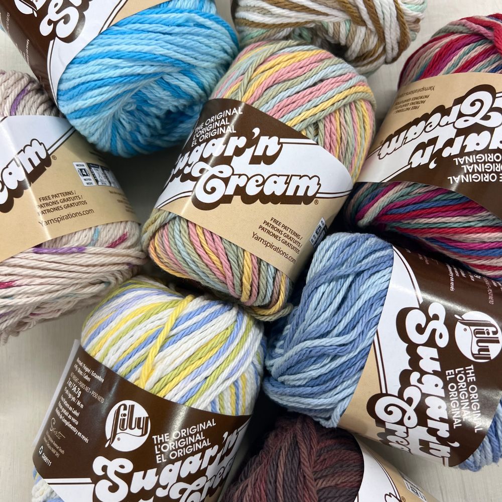 Lily Sugar & Cream Cotton Yarn (Ombre) — Wild & Woolly Yarns