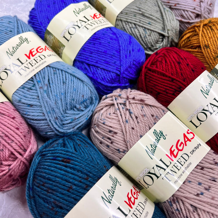 Loyal Vegas Tweed 8ply-Yarn-Wild and Woolly Yarns