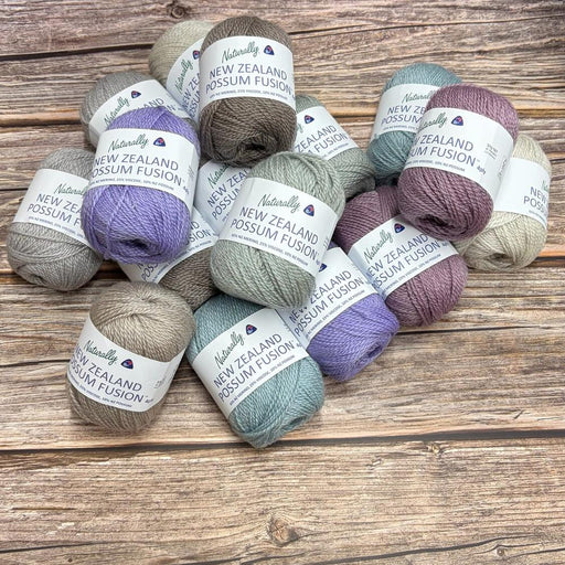 Naturally New Zealand Possum Fusion 4ply-Yarn-Wentworth Distributors-Alpine Mist (801)-Wild & Woolly Yarns