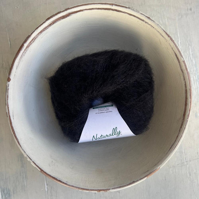Naturally Ocean 12ply | 12 Ply Mohair & Silk Yarn-Yarn-Wentworth Distributors-Ebony (910)-Wild & Woolly Yarns