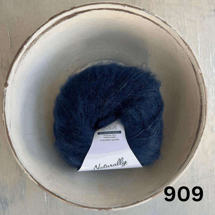 Naturally Ocean 12ply | 12 Ply Mohair & Silk Yarn-Yarn-Wentworth Distributors-Midnight Tide (909)-Wild & Woolly Yarns
