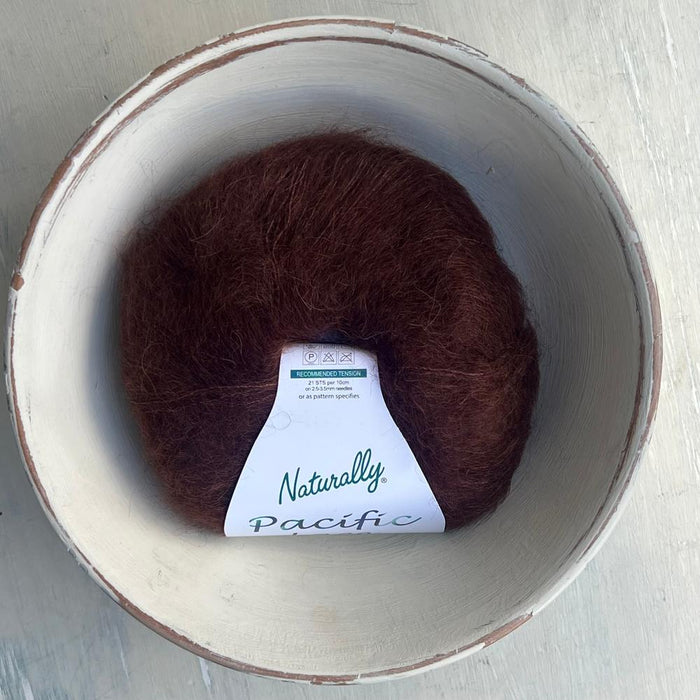 Naturally Pacific Lace | Lace Weight Mohair & Silk Yarn 2ply-Yarn-Wentworth Distributors-Chocolate (304)-Wild & Woolly Yarns