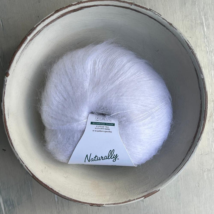 Naturally Pacific Lace | Lace Weight Mohair & Silk Yarn 2ply-Yarn-Wentworth Distributors-Cloud (300)-Wild & Woolly Yarns