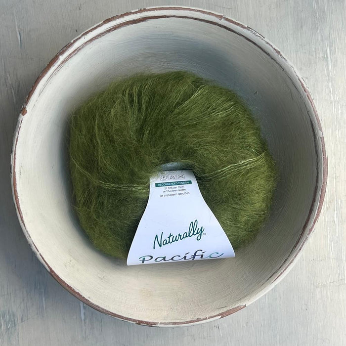 Naturally Pacific Lace | Lace Weight Mohair & Silk Yarn 2ply-Yarn-Wentworth Distributors-Kelp (305)-Wild & Woolly Yarns