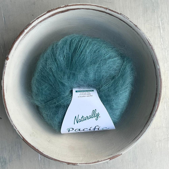 Naturally Pacific Lace | Lace Weight Mohair & Silk Yarn 2ply-Yarn-Wentworth Distributors-Sea Glass (307)-Wild & Woolly Yarns