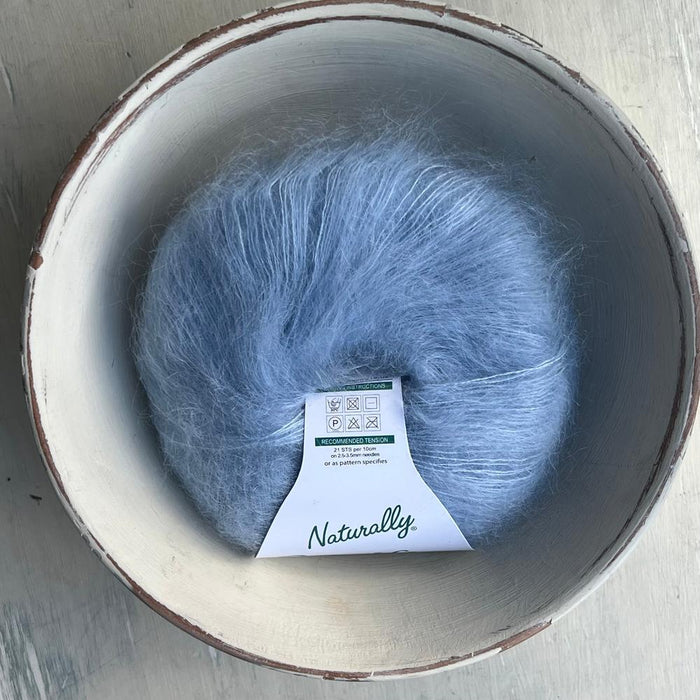 Naturally Pacific Lace | Lace Weight Mohair & Silk Yarn 2ply-Yarn-Wentworth Distributors-Sea Mist (308)-Wild & Woolly Yarns