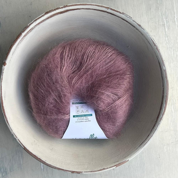 Naturally Pacific Lace | Lace Weight Mohair & Silk Yarn 2ply-Yarn-Wentworth Distributors-Vintage Rose (302)-Wild & Woolly Yarns