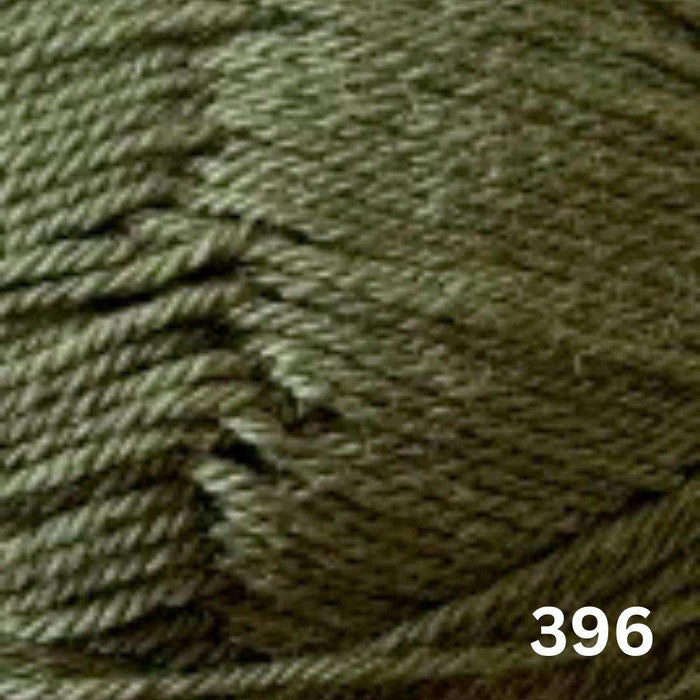 New Zealand Merino 4ply-Yarn-Wentworth Distributors-Army Green (396)-Wild & Woolly Yarns