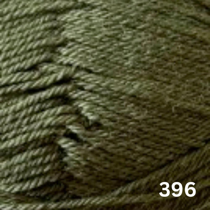 New Zealand Merino 4ply-Yarn-Wentworth Distributors-Army Green (396)-Wild & Woolly Yarns