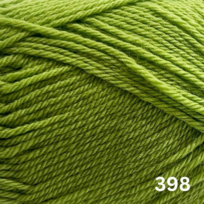 New Zealand Merino 4ply-Yarn-Wentworth Distributors-Juicy Lime (398)**-Wild & Woolly Yarns