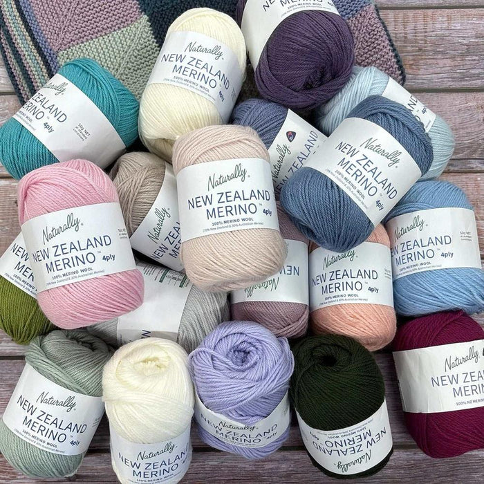 New Zealand Merino 4ply-Yarn-Wentworth Distributors-Grey Marle (332)-Wild & Woolly Yarns