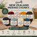 New Zealand Merino Chunky (14ply)-Yarn-Wentworth Distributors-Cream (501)-Wild & Woolly Yarns