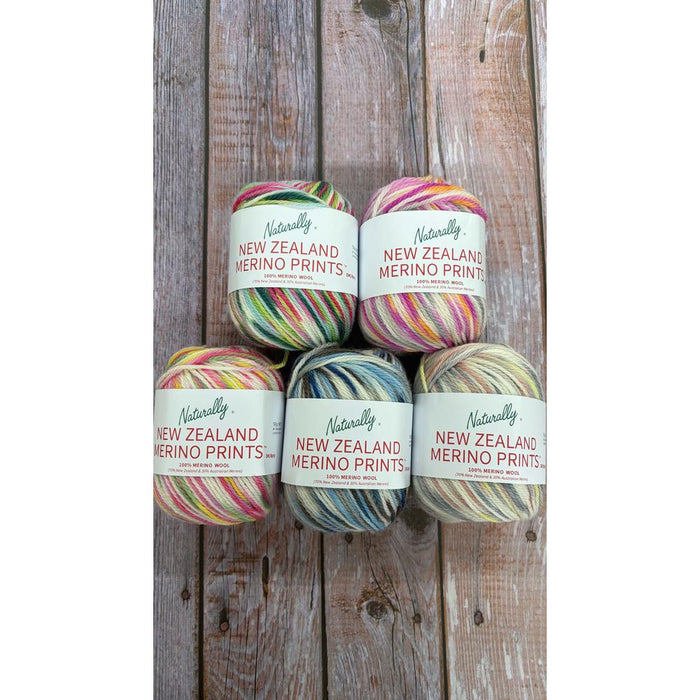 New Zealand Merino Prints 8 Ply-Yarn-Wentworth Distributors-0179-Wild & Woolly Yarns