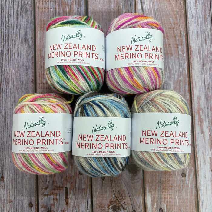 New Zealand Merino Prints 8 Ply-Yarn-Wentworth Distributors-0179-Wild & Woolly Yarns