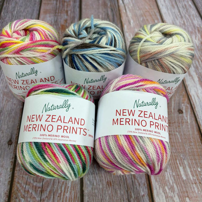 New Zealand Merino Prints 8 Ply-Yarn-Wentworth Distributors-0179-Wild & Woolly Yarns