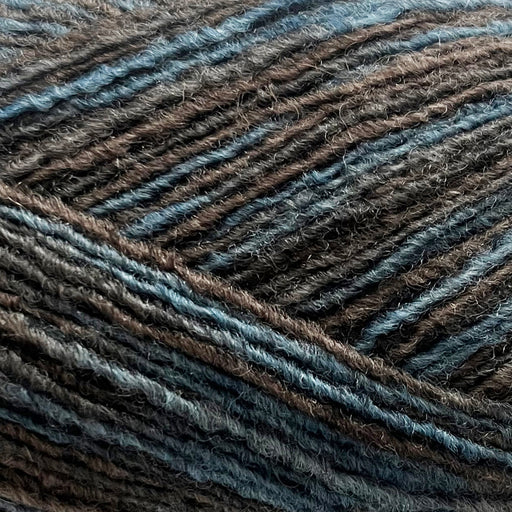 Omana Shawl Collar Sweater & Hat Knit Kit for kids, crafted with Naturally Omana Print 4ply yarn featuring cable detailing.