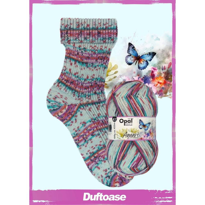 Opal Aquarell Sock Yarn - 4Ply-Yarn-Wentworth Distributors-Solar Power (11530)-Wild & Woolly Yarns