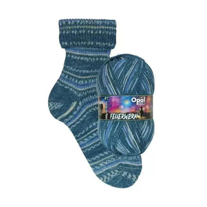 Opal Feuerwerk Sock Yarn - 4Ply-Yarn-Wentworth Distributors-Comet Rush (11653)-Wild & Woolly Yarns