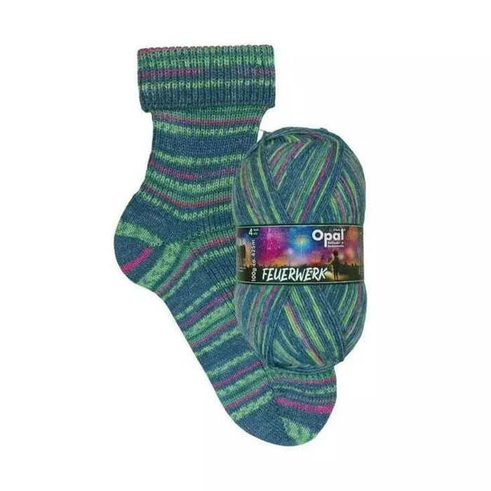 Opal Feuerwerk Sock Yarn - 4Ply-Yarn-Wentworth Distributors-Glitter Galaxy (11655)-Wild & Woolly Yarns