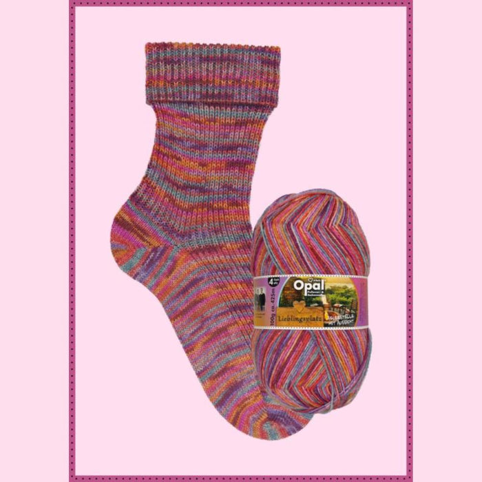 Opal Lieblingsplatz Sock Yarn - 4Ply-Yarn-Wentworth Distributors-Sun Bathtub (11460)-Wild & Woolly Yarns