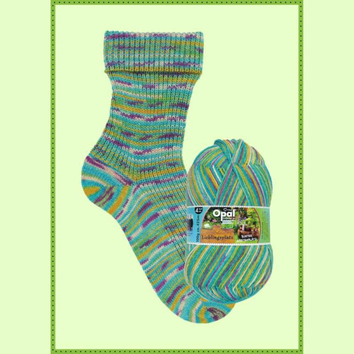Opal Lieblingsplatz Sock Yarn - 4Ply-Yarn-Colourful Garden (11464)-Wild &amp; Woolly Yarns