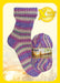 Opal Wintersonne DK 8-ply sock yarn with self-patterning colors, ideal for cozy winter projects.