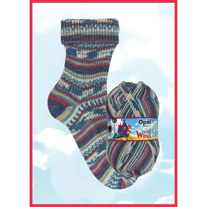 Opal Wirbelwind Sock Yarn - 4Ply-Yarn-Wentworth Distributors-Cozy Sofa Day (11471)-Wild & Woolly Yarns