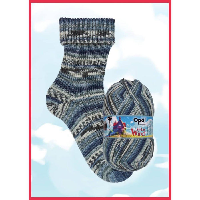 Opal Wirbelwind Sock Yarn - 4Ply-Yarn-Wentworth Distributors-Laughing Wind (11475)-Wild & Woolly Yarns