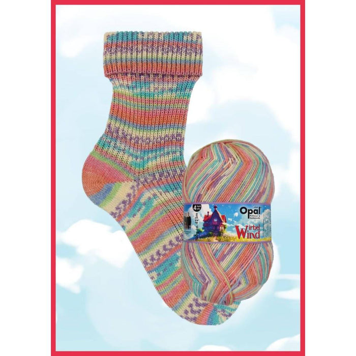 Opal Wirbelwind Sock Yarn - 4Ply-Yarn-Wentworth Distributors-Magically Coloured Light (11476)-Wild & Woolly Yarns