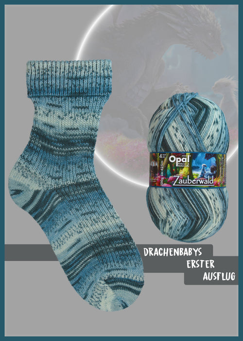 Opal Zauberwald Sock Yarn - 4Ply-Yarn-Wentworth Distributors-11440-Wild & Woolly Yarns