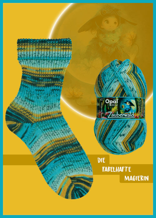 Opal Zauberwald Sock Yarn - 4Ply-Yarn-Wentworth Distributors-11440-Wild & Woolly Yarns