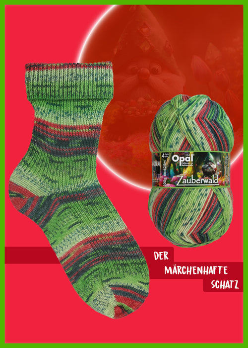 Opal Zauberwald Sock Yarn - 4Ply-Yarn-Wentworth Distributors-11440-Wild & Woolly Yarns