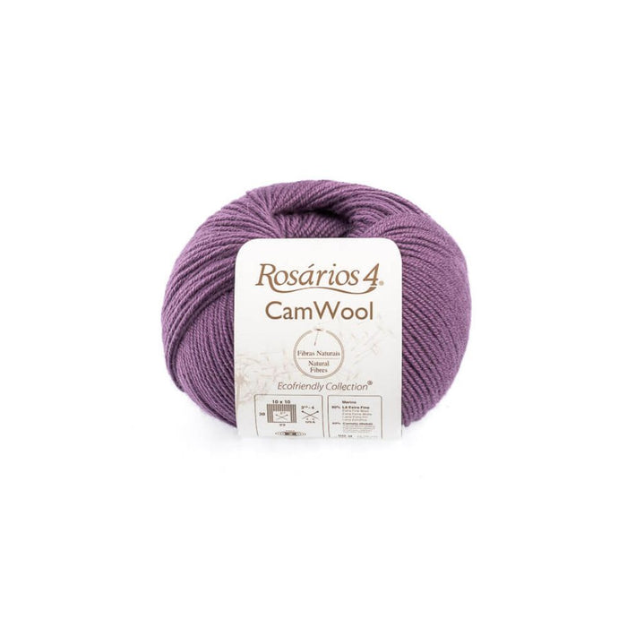 Rosarios4 CamWool - 5Ply-Yarn-Wentworth Distributors-Deep Purple (39)-Wild & Woolly Yarns