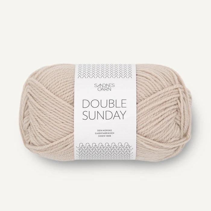 Sandnes Garn Double Sunday - 8ply-Yarn-Sandnes Garn-White (1001)-Wild & Woolly Yarns