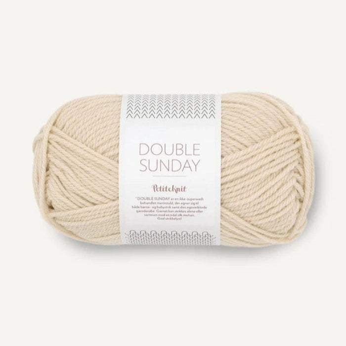 Sandnes Garn Double Sunday - 8ply-Yarn-Sandnes Garn-Almond (2511)-Wild & Woolly Yarns