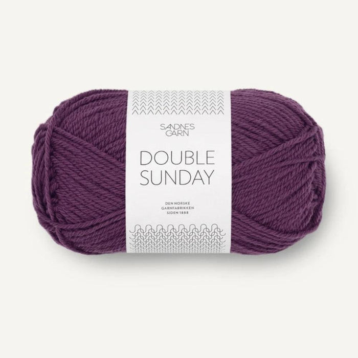 Sandnes Garn Double Sunday - 8ply-Yarn-Sandnes Garn-Blackberry Juice (4672)-Wild & Woolly Yarns