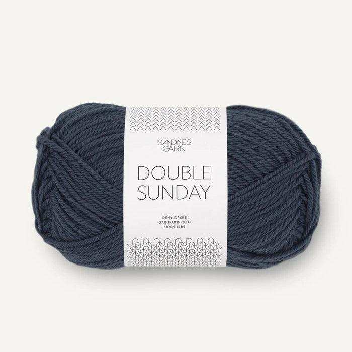 Sandnes Garn Double Sunday - 8ply-Yarn-Sandnes Garn-Blue Night (6580)-Wild & Woolly Yarns
