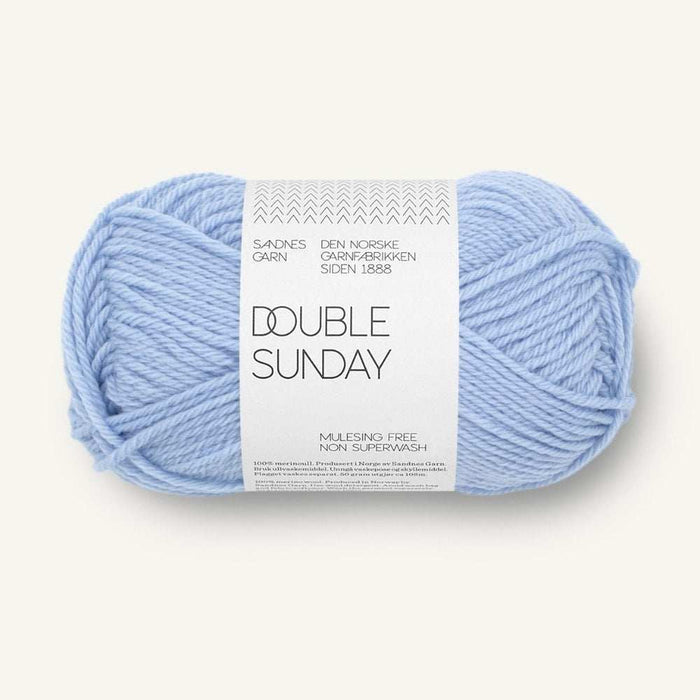 Sandnes Garn Double Sunday 8ply DK Merino Yarn 50g-Yarn-The Ribbon Rose-Brunnera Blue (5812) *NEW*-Wild & Woolly Yarns