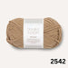 Sille Slipover Knit Kit-Needlecraft Kits-Wild & Woolly Yarns-XSmall-Camel (2542)-Wild & Woolly Yarns