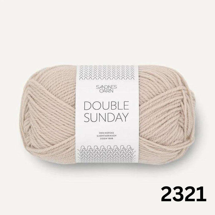 Sille Slipover Knit Kit-Needlecraft Kits-Wild & Woolly Yarns-XSmall-Marzipan (2321)-Wild & Woolly Yarns