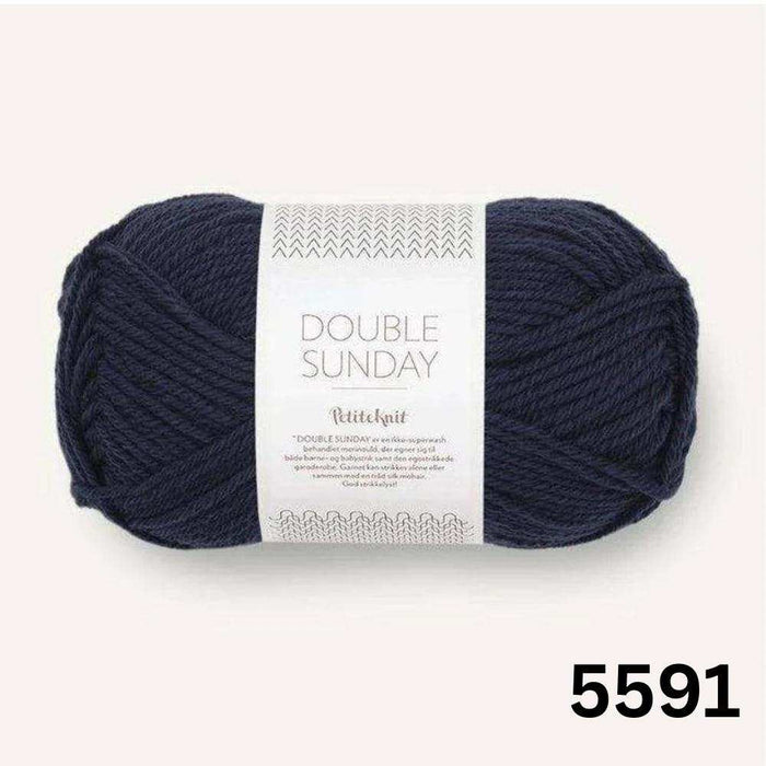 Sille Slipover Knit Kit-Needlecraft Kits-Wild & Woolly Yarns-XSmall-Night Sky (5591)-Wild & Woolly Yarns