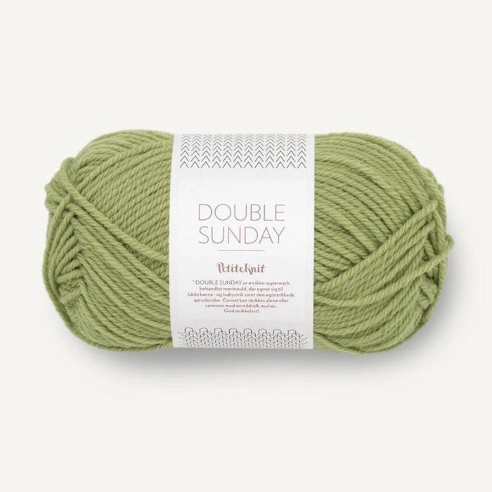Sandnes Garn Double Sunday - 8ply-Yarn-Sandnes Garn-Green Tea (9533)-Wild & Woolly Yarns