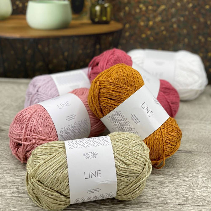 Sandnes Garn Line - 8ply-Yarn-Sandnes Garn-White (1002)-Wild & Woolly Yarns